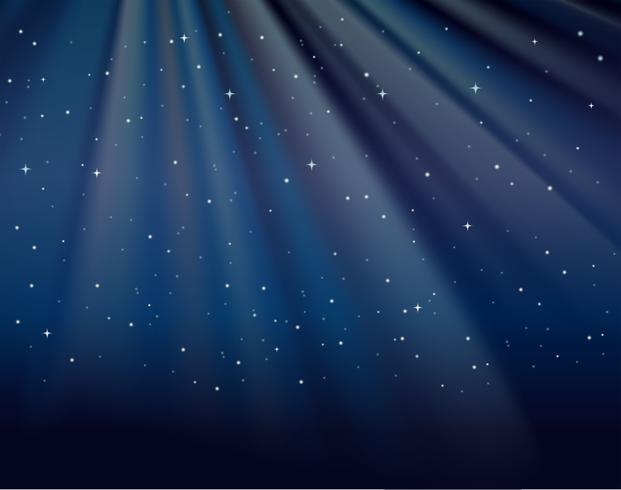 Background template with stars in sky vector