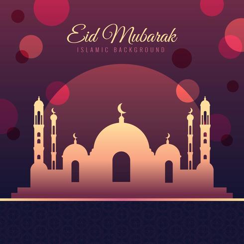 eid mubarak vector