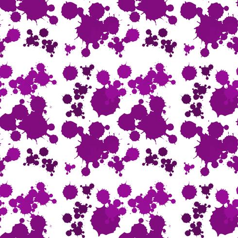 Seamless background design with purple splash vector