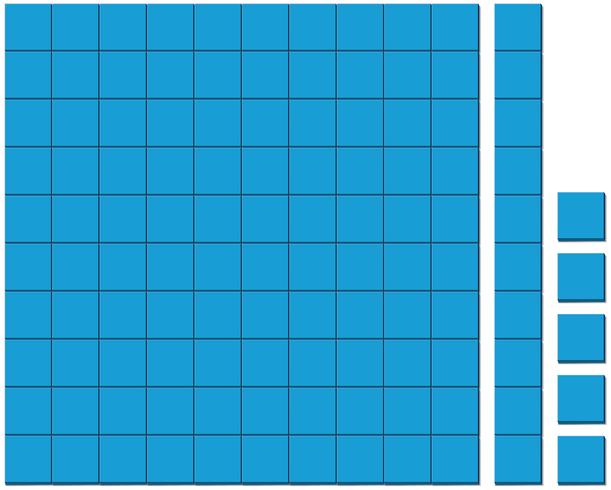 Blue squares pattern on white background vector