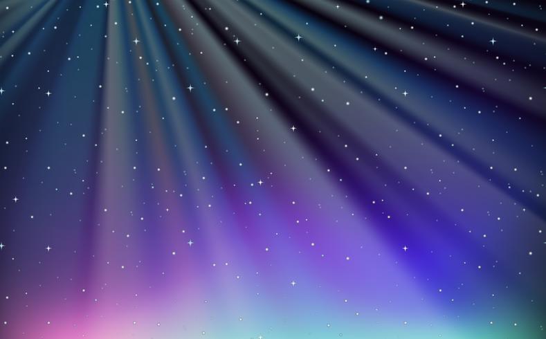 Background design with blue sky at night vector