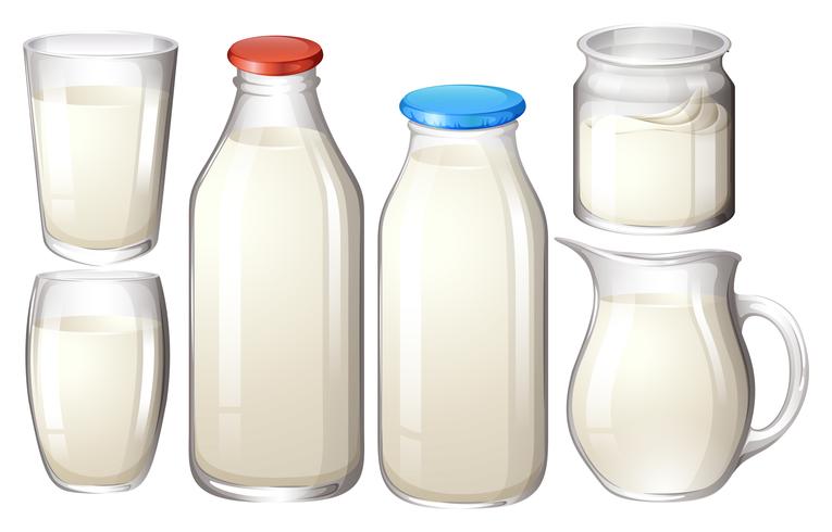 Fresh milk vector