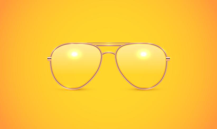 Gafas realistas, ilustración vectorial vector