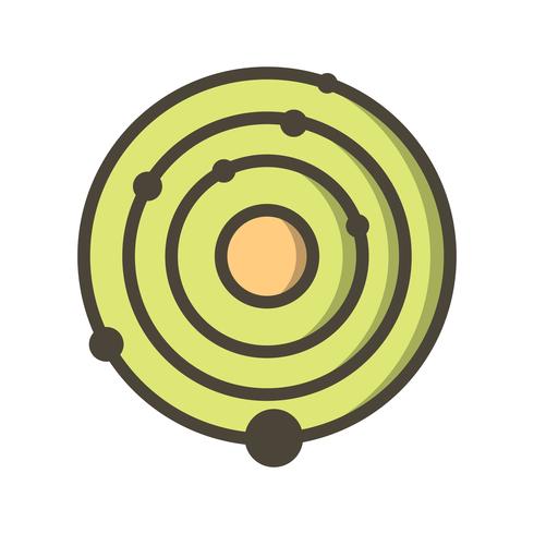 Solar System Vector Icon