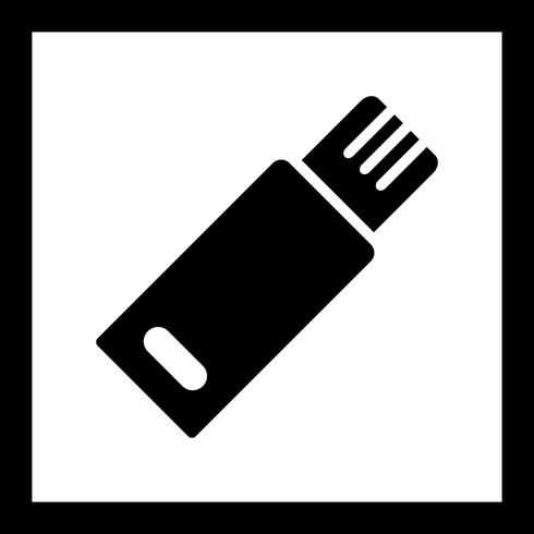 icono de vector usb