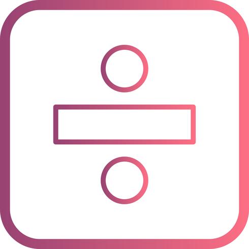 Divide Vector Icon
