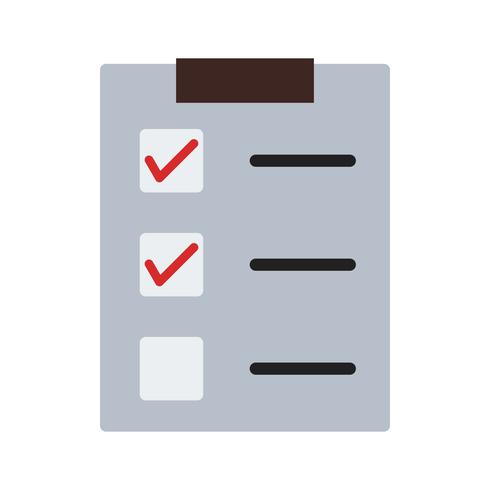 Vector Checklist Icon