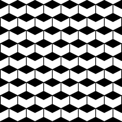 Seamless Pattern with Hexagons vector