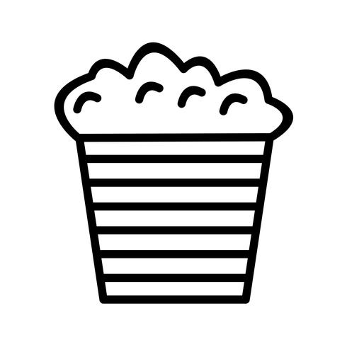 Vector Popcorn Icon