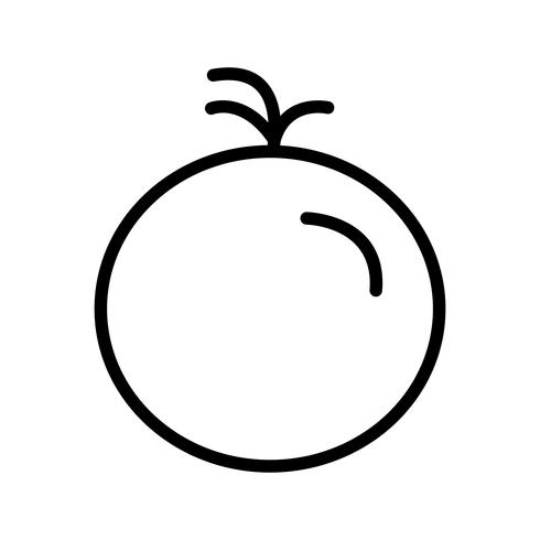 Vector icono de tomate