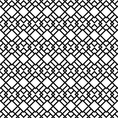 Seamless Pattern with Rhombus Shapes vector