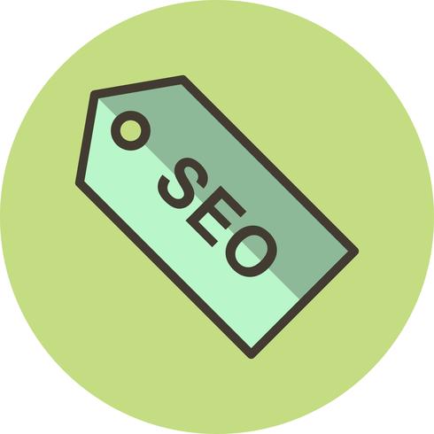 Vector SEO Tag Icon