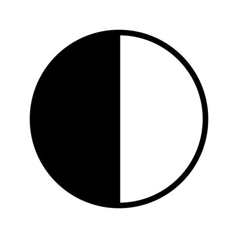 Last Quarter Vector Icon