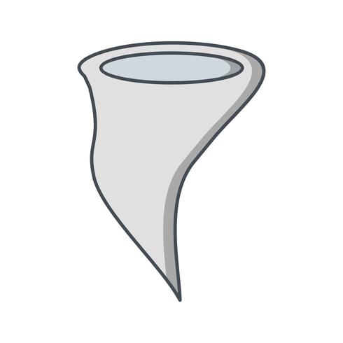 Icono de vector de tornado