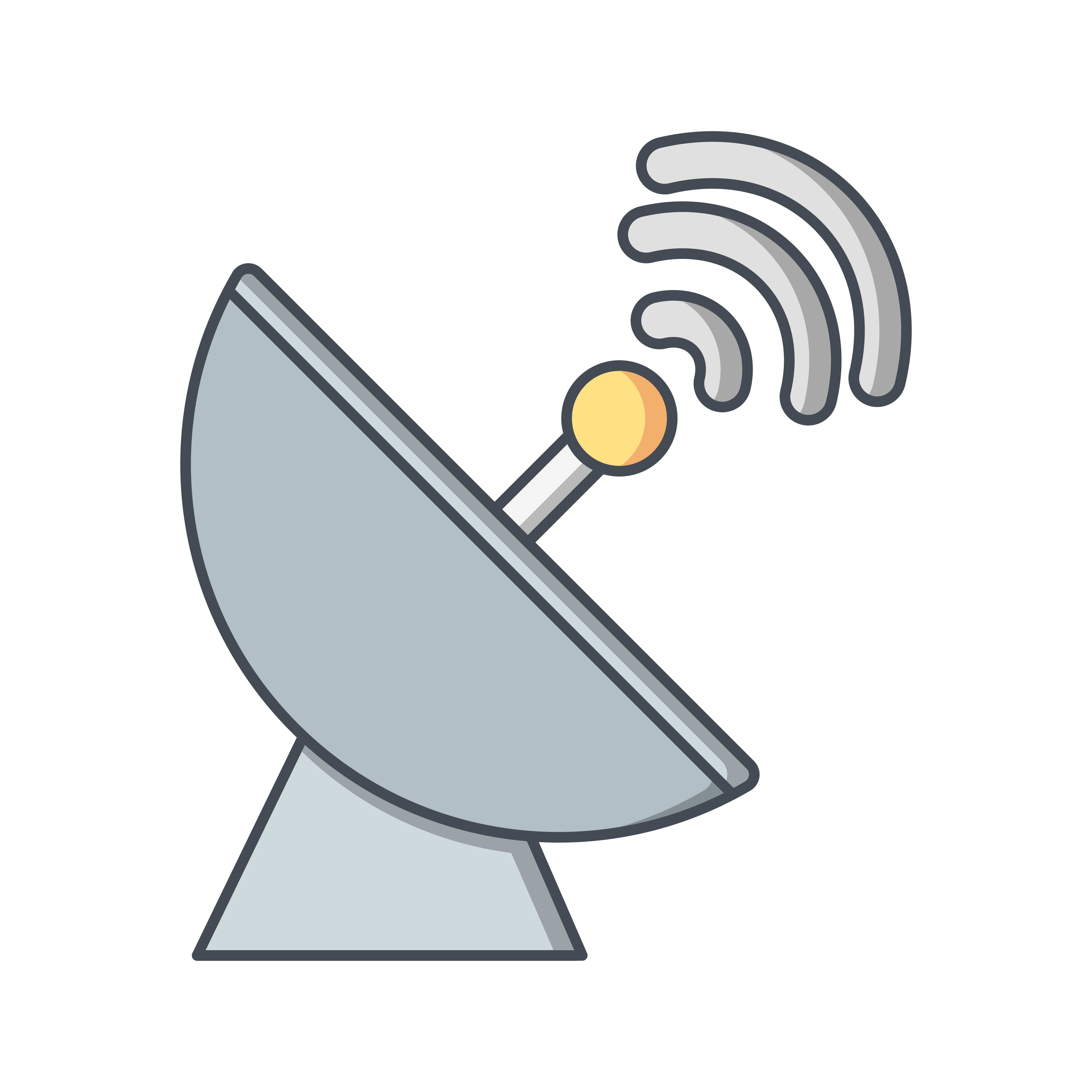 Satellite Dish Vector Icon 449730 Vector Art at Vecteezy
