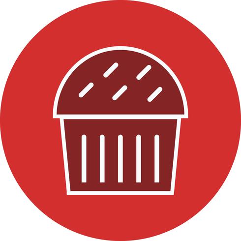 Vector Cupcake Icon