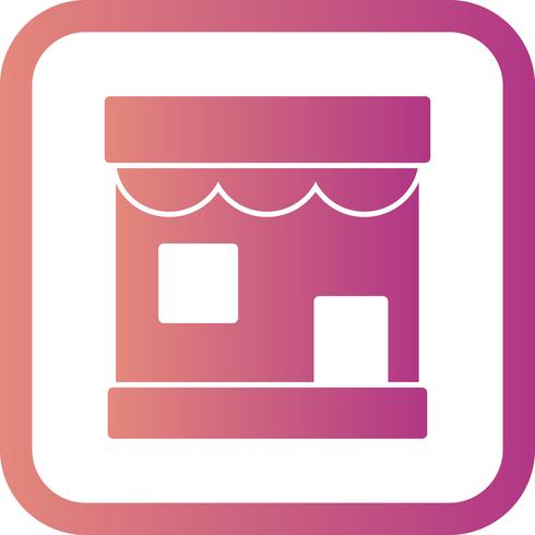 Vector icono de tienda