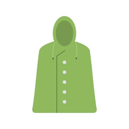 Rain Coat Vector Icon
