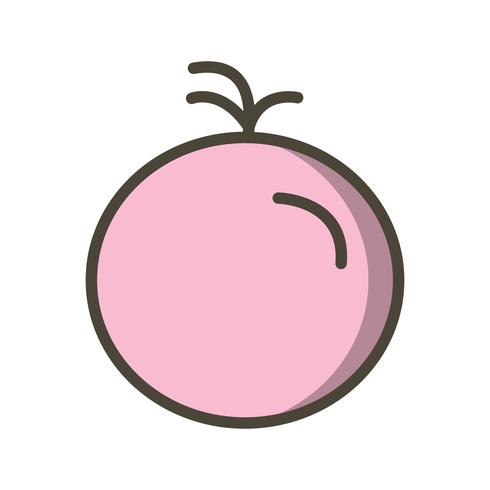 Vector icono de tomate