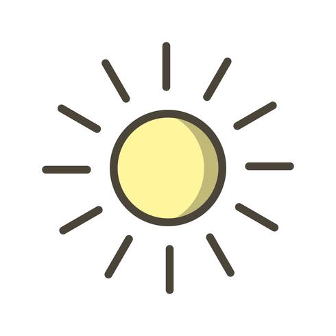 Sun Vector Icon