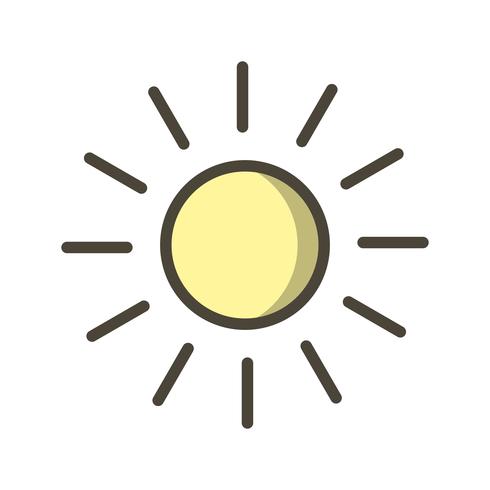 Sun Vector Icon