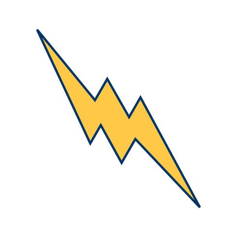  Lightning Button Vector Icon