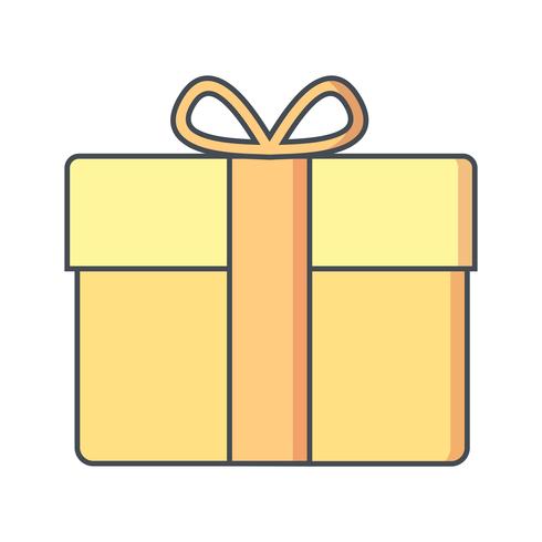 Vector icono de regalo