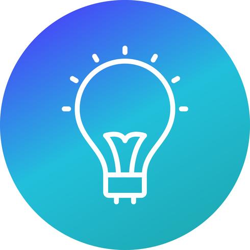 Vector Bulb Icon