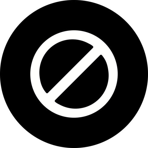 Forbidden Vector Icon