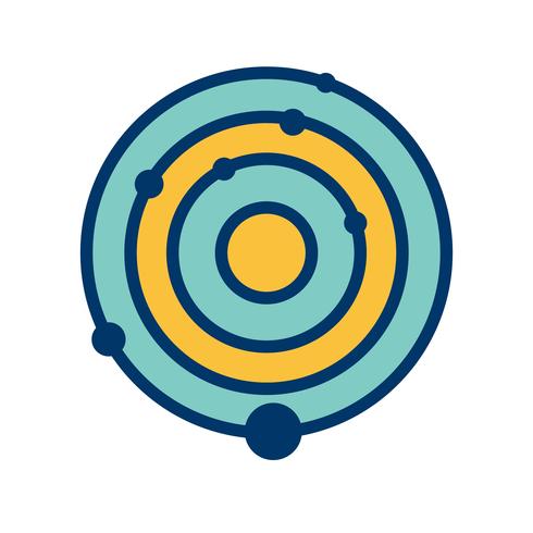 Solar System Vector Icon