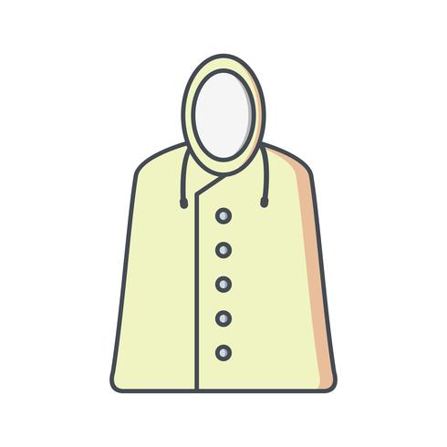  Rain Coat Vector Icon