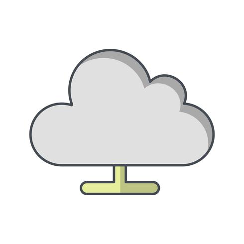 Cloud Computing Vector Icon