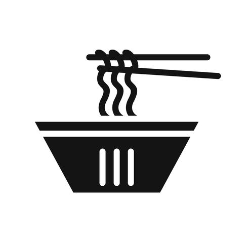 Vector Noodles Icon