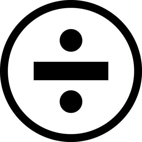 Divide Vector Icon