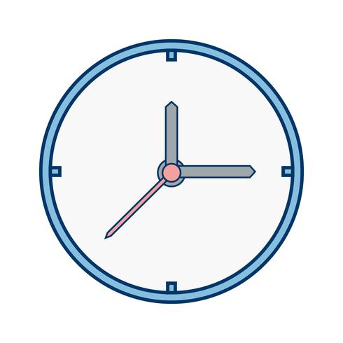 Vector icono de reloj