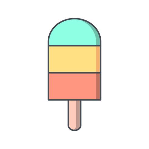 Icono de helado de vector