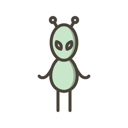 Alien Vector Icon