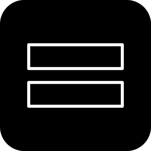 Equal To Vector Icon