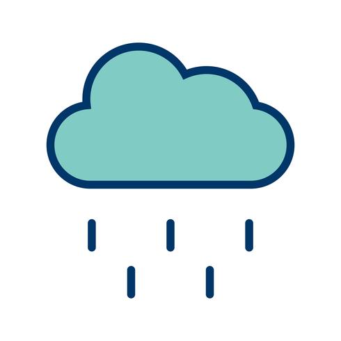 Rain Vector Icon