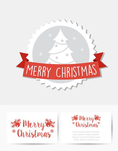 Christmas celebratory banner vector