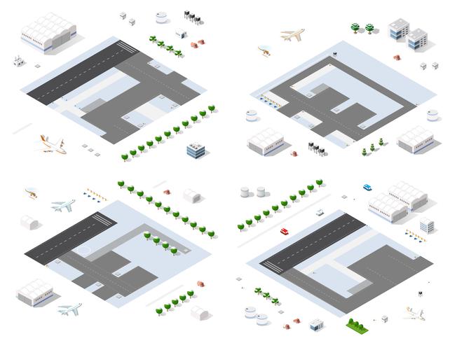 Set of isometric modules vector