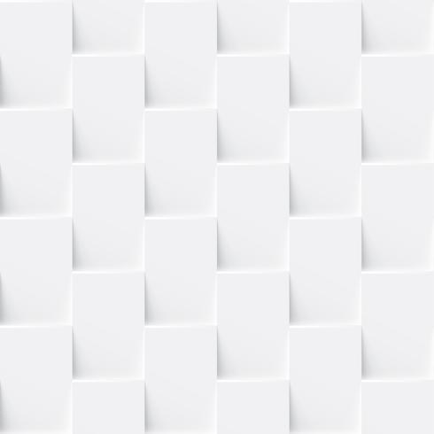 White seamless abstract geometric background vector