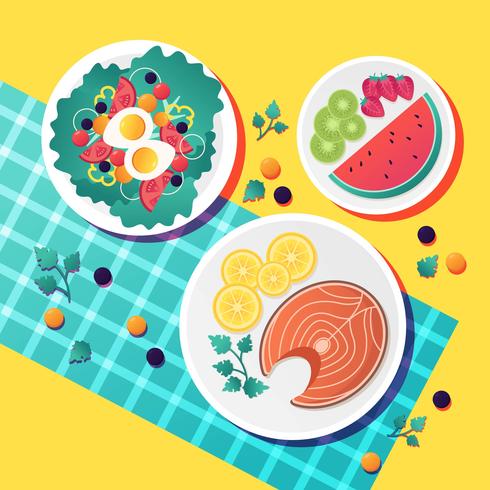 Healthy Food Vector