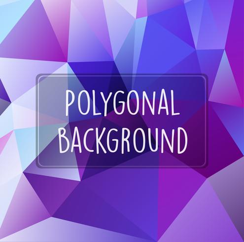 Polygonal background for craft vector