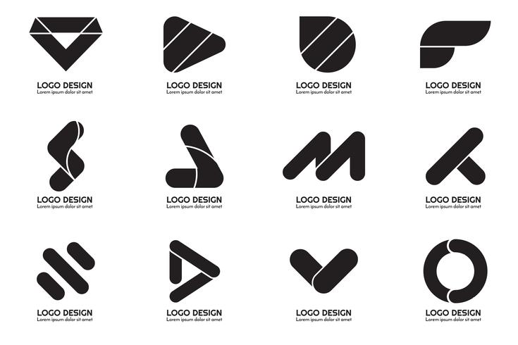 Modern Minimal Vector Logo for banner