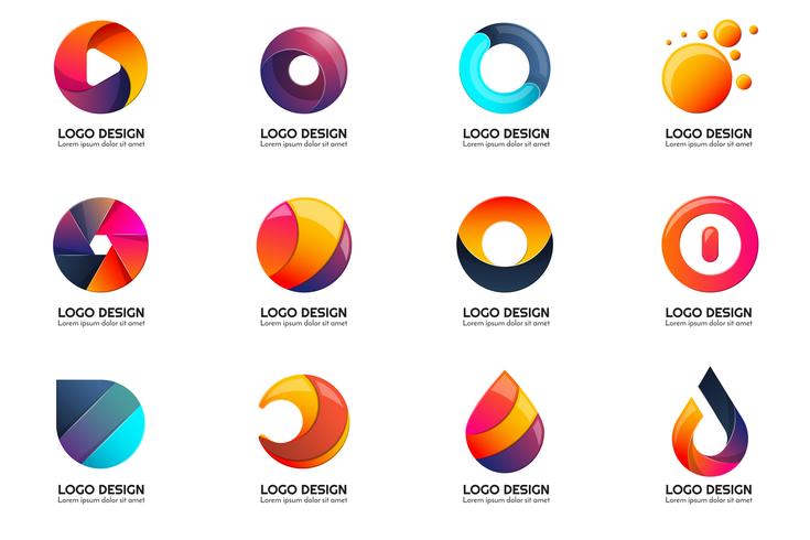 Modern Minimal Vector Logo for banner