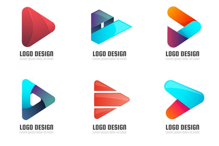 Modern Minimal Vector Logo for banner