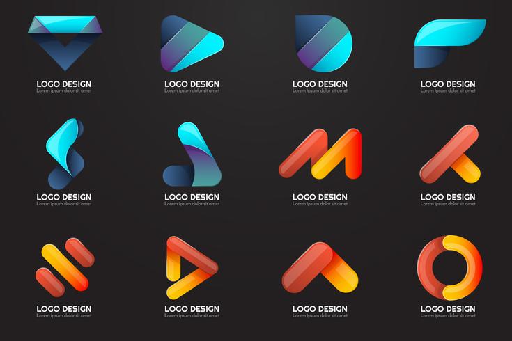 Modern Minimal Vector Logo for banner