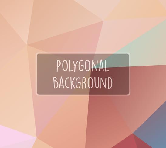 Polygonal background for craft vector