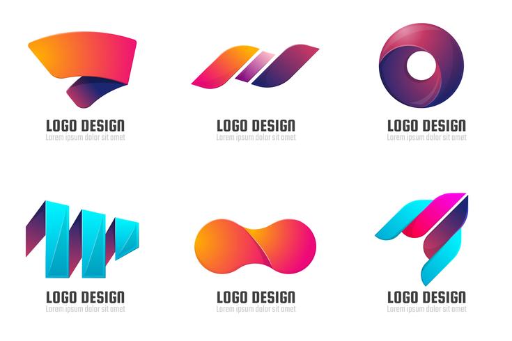 Modern Minimal Vector Logo for banner